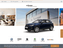 Tablet Screenshot of m-berger.at